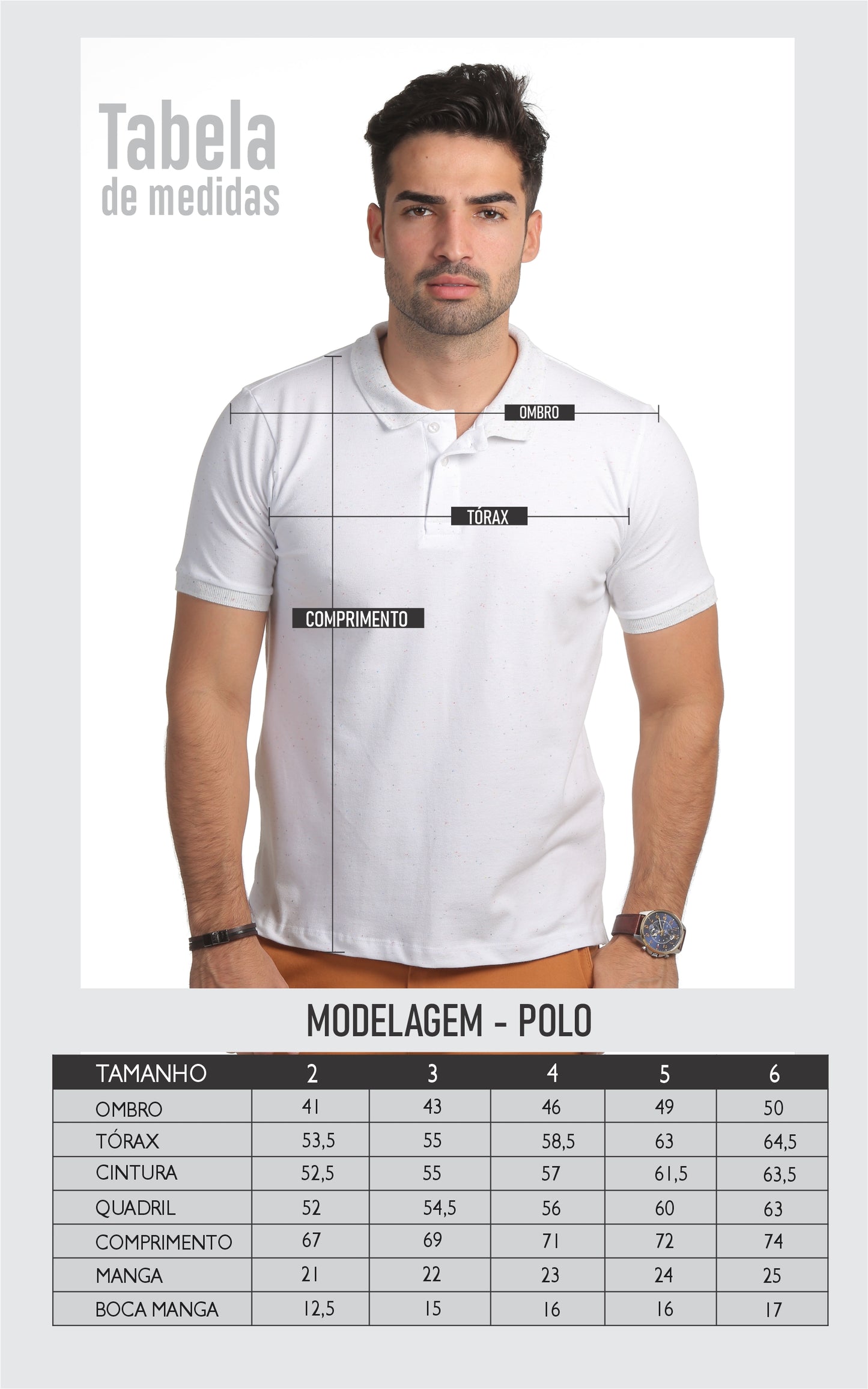 Polo Premium Modal Branca