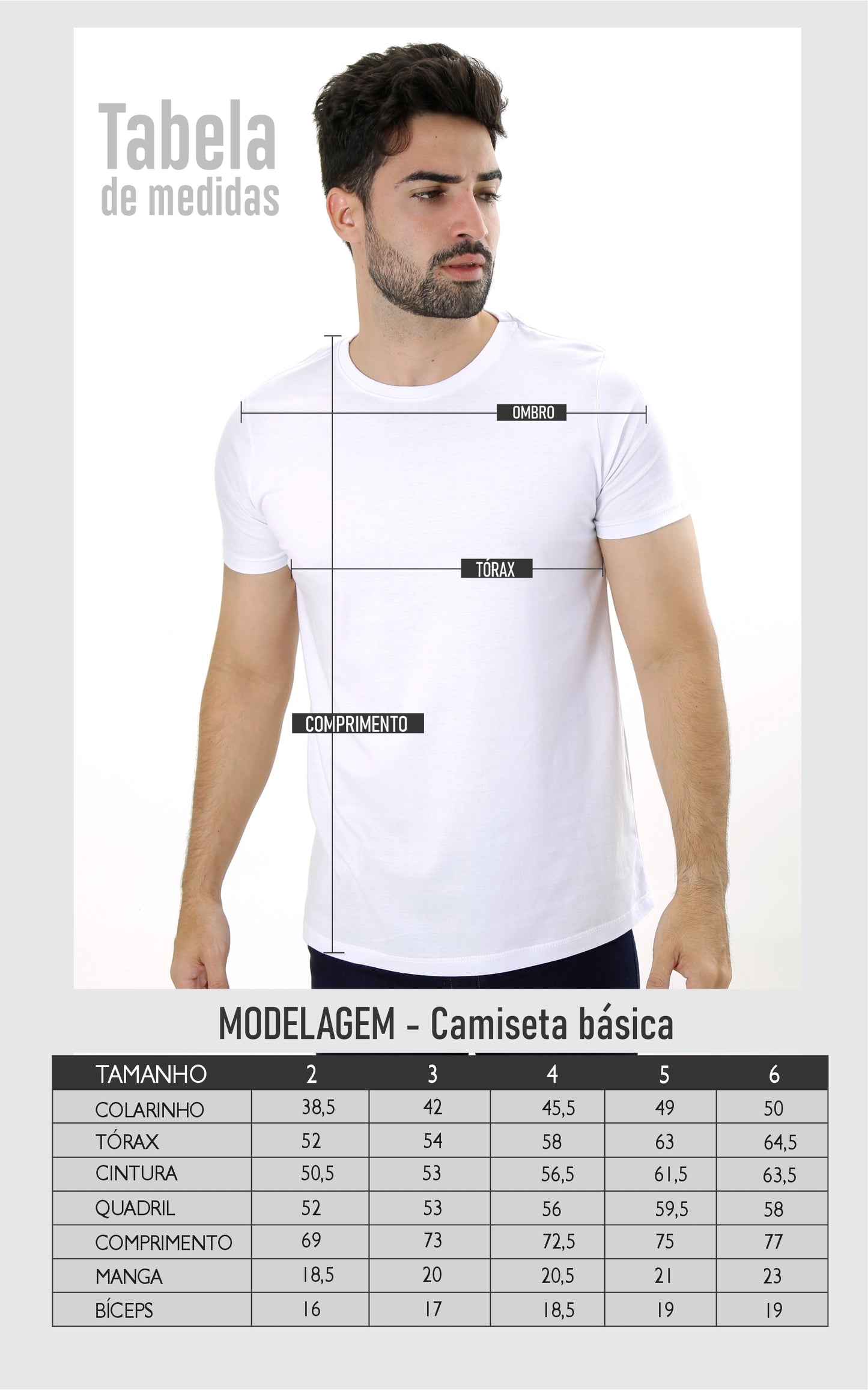 Camiseta Henley Egípcio Gola Padre