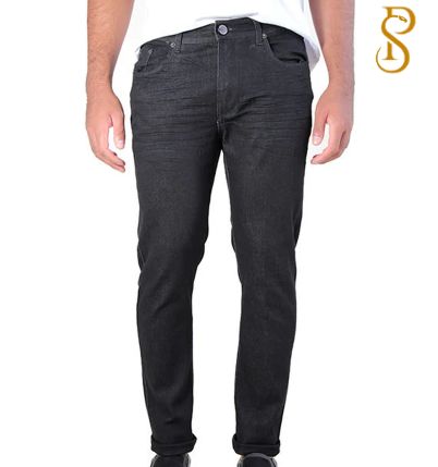 Calça Jeans Slim Preto