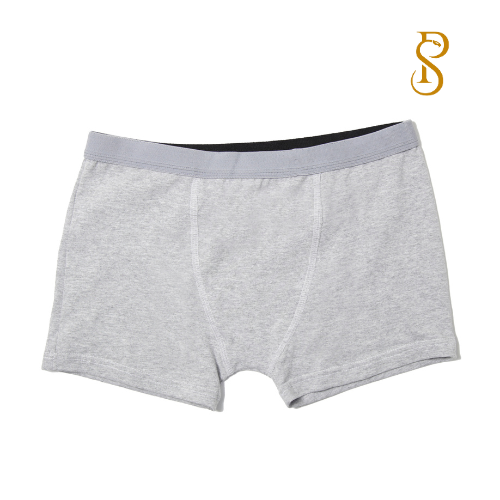 Cueca Boxer Viscose Cinza
