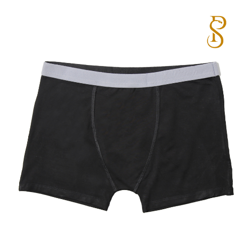 Cueca Boxer Viscose Preto