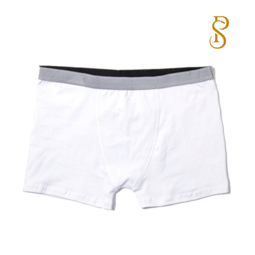Cueca Boxer Viscose Branca