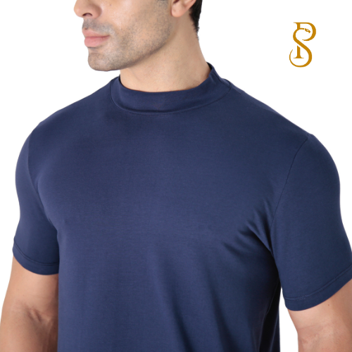 Camiseta Premium Algodão Egípcio Gola Alta
