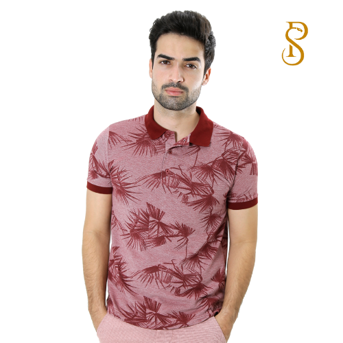 Polo Malha Estampada