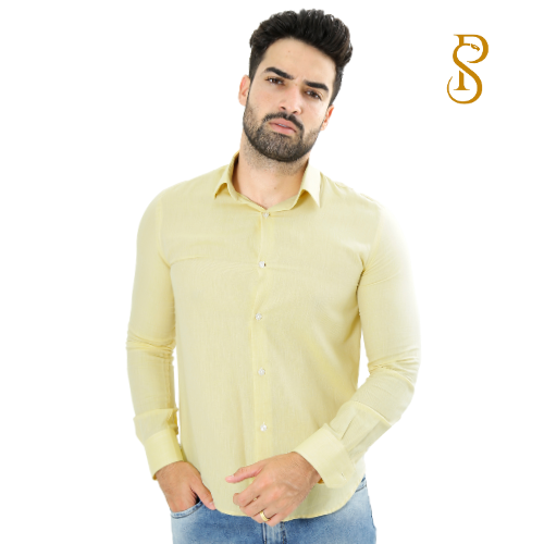 Camisa Manga Longa Slim Fit Oxford Button Down