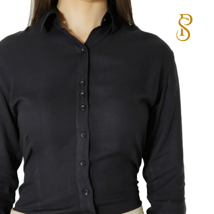 Camisa Manga Longa Donna Básica