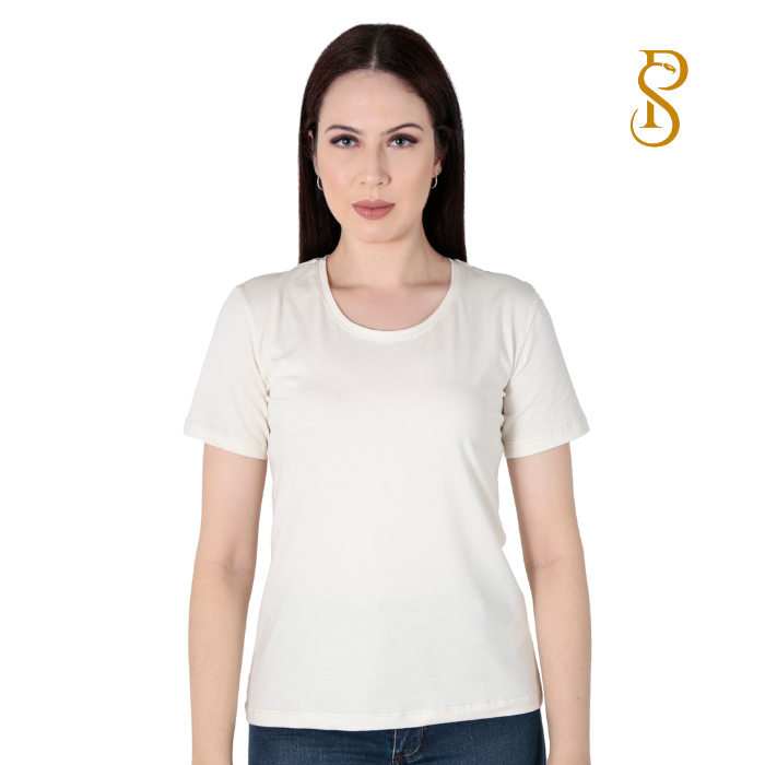 Camiseta T-Shirt Algodão Egípcio Feminina Premium