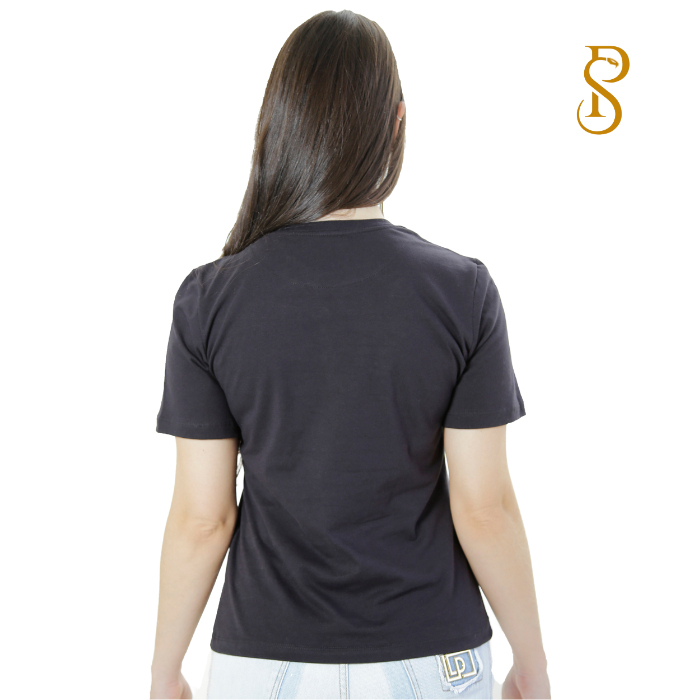 Camiseta Feminina T-Shirt Baby Long Gola Redonda