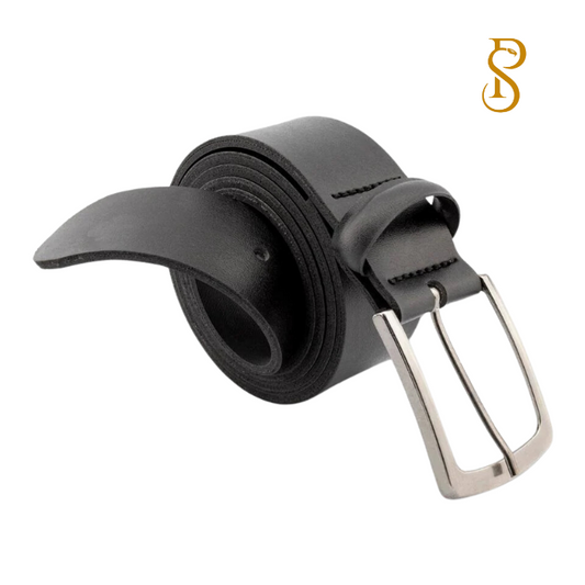 Cinto Casual Couro Liso Sport