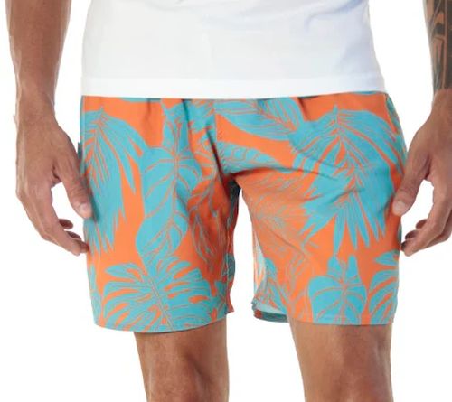 Short Praia Estampado Com Elastano