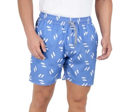 Short Praia Estampado Com Elastano