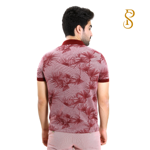Polo Malha Estampada