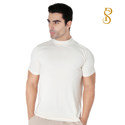 Camiseta Premium Algodão Egípcio Gola Alta