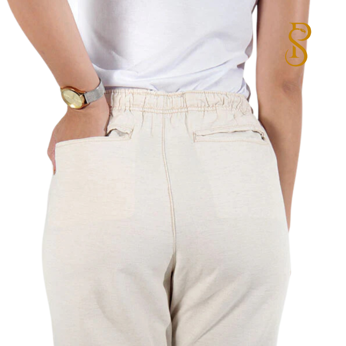 Calça Jogger Linho Natural Donna